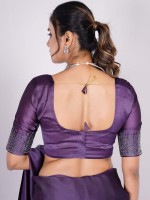 Purple Rangoli Silk Saree